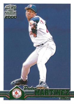 2000 Pacific Paramount - Green #37 Pedro Martinez  Front