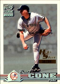 2000 Pacific Paramount - Holo-Silver #157 David Cone  Front