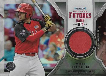 2015 Bowman Draft - 2015 SiriusXM All-Star Futures Game Relics #FGR-MO Matt Olson Front