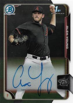 2015 Bowman Draft - Chrome Draft Pick Autographs #BCA-AY Alex Young Front