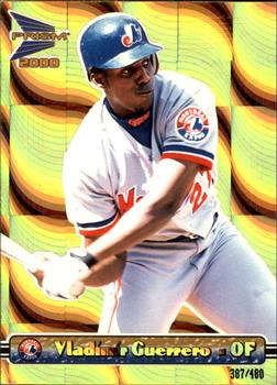 2000 Pacific Prism - Holographic Gold #89 Vladimir Guerrero  Front