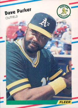 1988 Fleer Update #U-55 Dave Parker Front