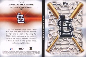 2016 Topps - Topps Laser #TL-15 Jason Heyward Back