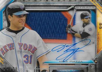 2015 Topps - Strata Cut Signature Relics #SSR-MP Mike Piazza Front