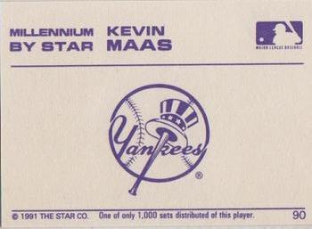 1991 Star Millennium #90 Kevin Maas Back