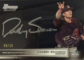 2015 Bowman Draft - Bowman Black Autographs #BBC-DS Dansby Swanson Front