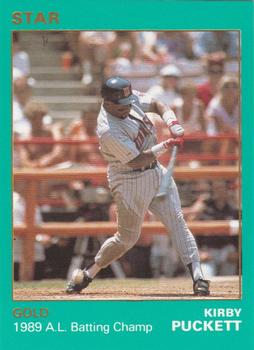 1990 Star Gold #59 Kirby Puckett Front