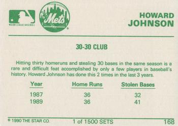 1990 Star Gold #168 Howard Johnson Back