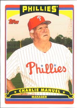 2006 Topps Philadelphia Phillies Fan Appreciation Day SGA #26 Charlie Manuel Front