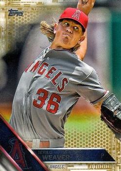 2016 Topps - Gold #174 Jered Weaver Front
