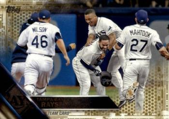 2016 Topps - Gold #537 Tampa Bay Rays Front