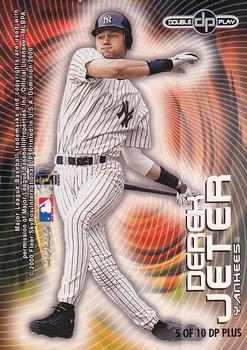 2000 SkyBox Dominion - Double Play Plus #5DP PLUS Cal Ripken Jr. / Derek Jeter Back