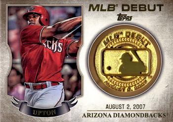 2016 Topps - MLB Debut Medallion (Series 1) #MDM-JU Justin Upton Front