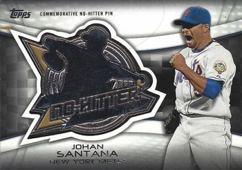 2016 Topps - No-Hitter Pin Relic #NHP-JS Johan Santana Front