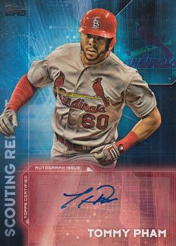 2016 Topps - Scouting Report Autographs #SRA-TP Tommy Pham Front