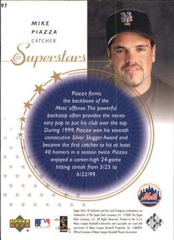 2000 SP Authentic - Limited #97 Mike Piazza Back