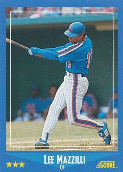 1988 Score #158 Lee Mazzilli Front