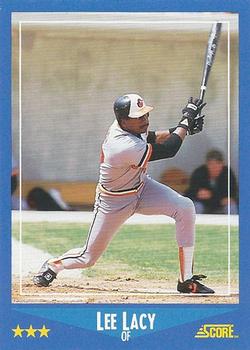 1988 Score #173 Lee Lacy Front