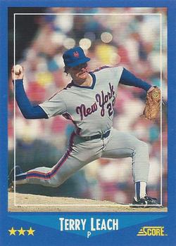 1988 Score #203 Terry Leach Front
