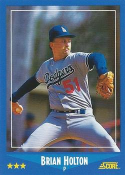 1988 Score #208 Brian Holton Front
