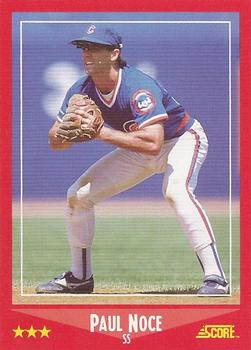 1988 Score #329 Paul Noce Front