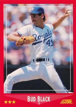 1988 Score #313 Bud Black Front