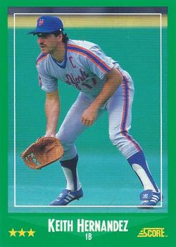 1988 Score #400 Keith Hernandez Front