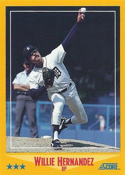 1988 Score #507 Willie Hernandez Front