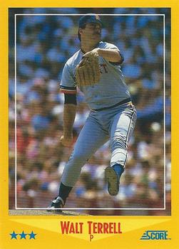 1988 Score #538 Walt Terrell Front