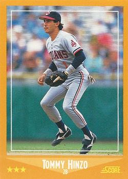 1988 Score #567 Tommy Hinzo Front