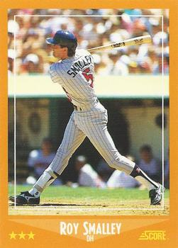 1988 Score #606 Roy Smalley Front