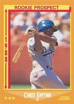 1988 Score #640 Chris Gwynn Front