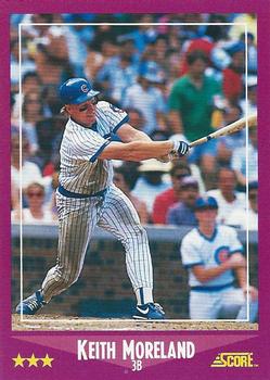 1988 Score #71 Keith Moreland Front