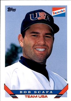 1993 Topps Bazooka Team USA #17 Bob Scafa Front