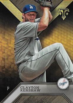 2016 Topps Triple Threads #37 Clayton Kershaw Front
