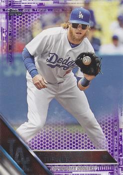 2016 Topps - Purple #101 Justin Turner Front
