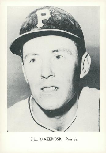 1961 Sports Service Pittsburgh Pirates #NNO Bill Mazeroski Front