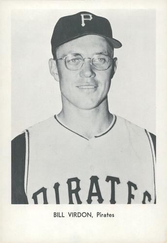 1965 Sports Service Pittsburgh Pirates #NNO Bill Virdon Front