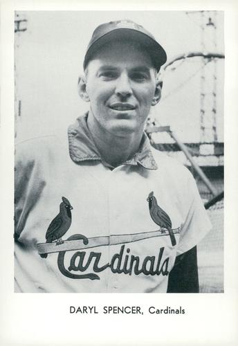 1961 Sports Service St. Louis Cardinals Set A #NNO Daryl Spencer Front