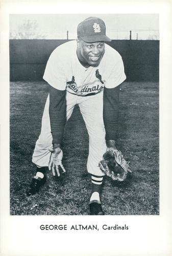 1963 Sports Service St. Louis Cardinals #NNO George Altman Front