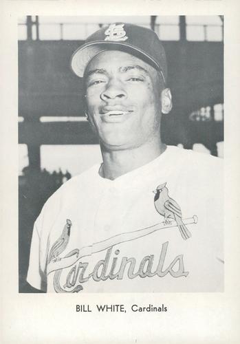 1965 Sports Service St. Louis Cardinals #NNO Bill White Front