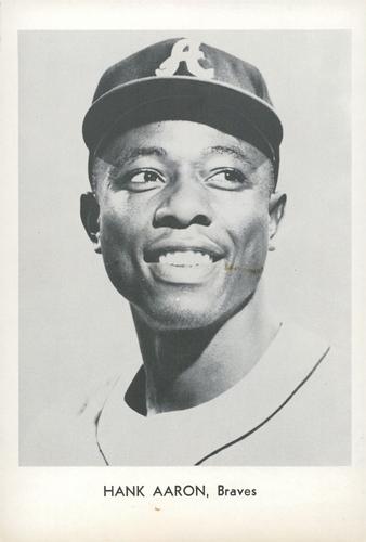 1966 Sports Service Atlanta Braves Set A #NNO Hank Aaron Front