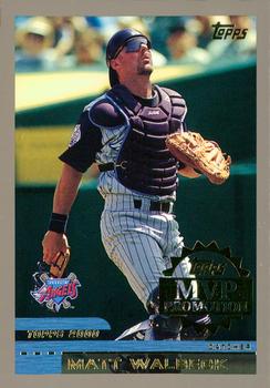 2000 Topps - MVP Promotion #NNO Matt Walbeck  Front