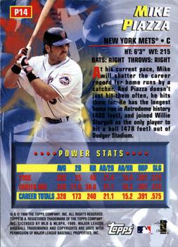 2000 Topps - Power Players #P14 Mike Piazza Back