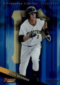 2015 Bowman's Best - Top Prospects Blue Refractors #TP-13 Kevin Newman Front