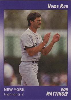 1991 Star Home Run #50 Don Mattingly Front