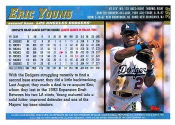 1998 Topps #389 Eric Young Back