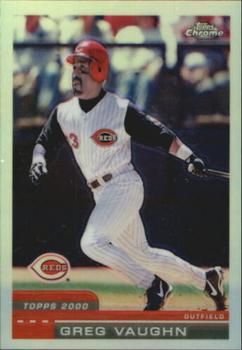 2000 Topps Chrome - Refractors #113 Greg Vaughn  Front