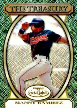 2000 Topps Gold Label - The Treasury #T4 Manny Ramirez  Front