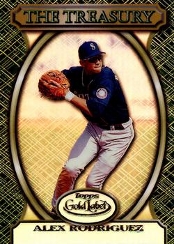 2000 Topps Gold Label - The Treasury #T8 Alex Rodriguez  Front